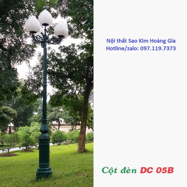 cột đèn sân vườn