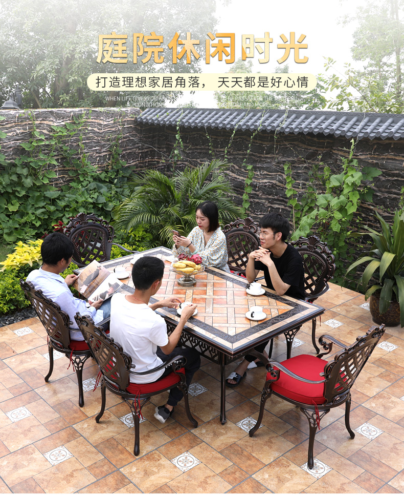 bàn ghế nhôm đúc bàn ghế nhôm đúc