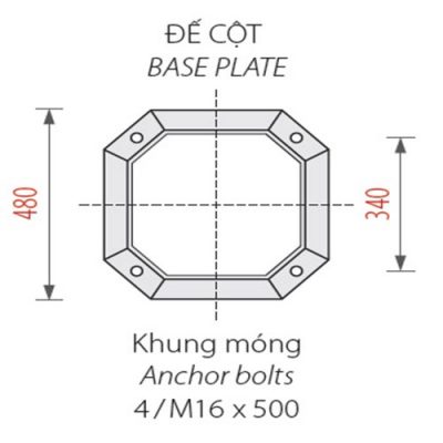 cột đèn sân vườn