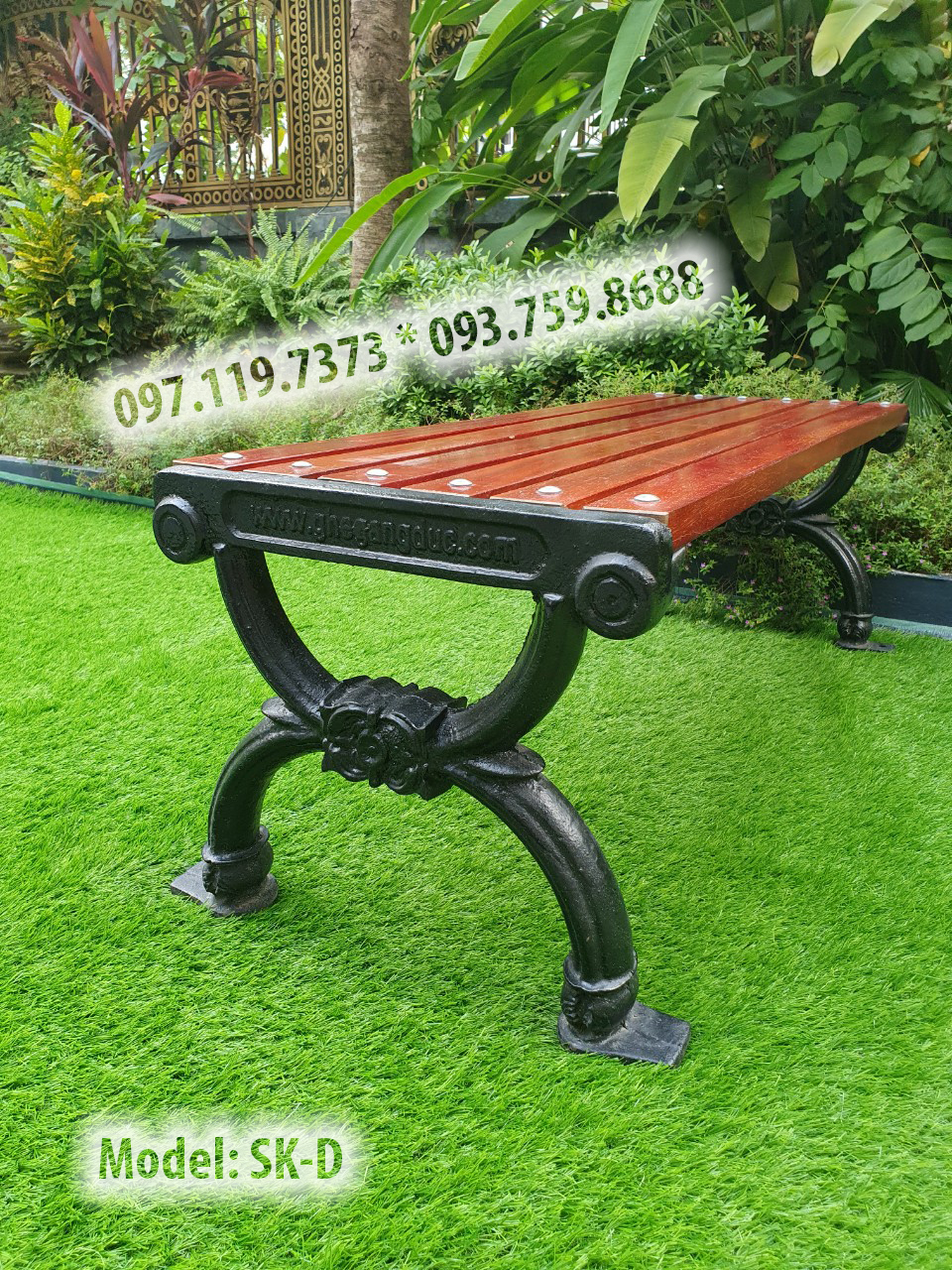 ghế gỗ công viên