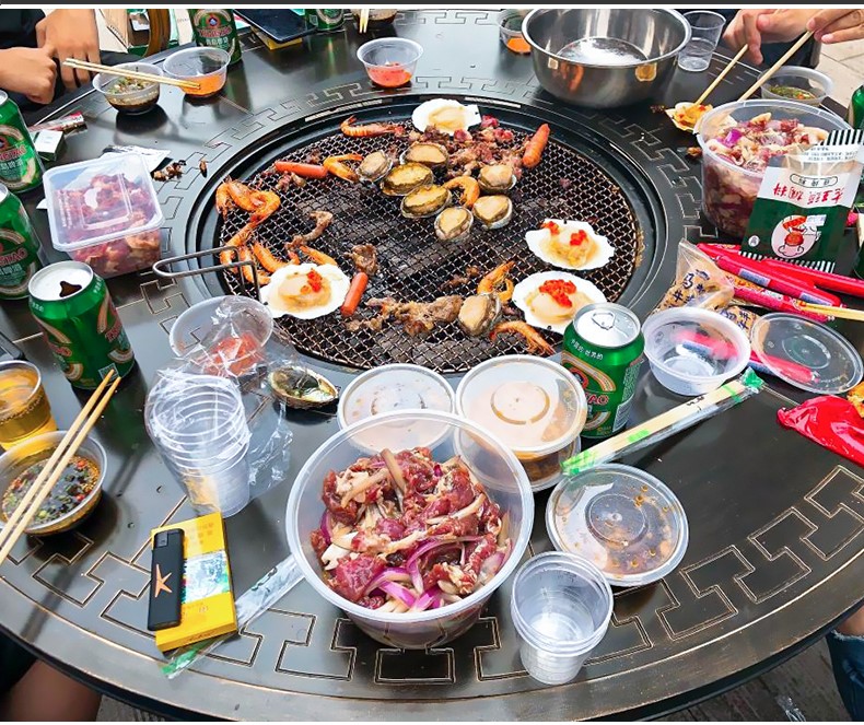 Bàn ghế ngoài trời SK-B17